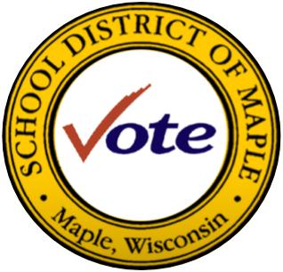 School District of Maple Vote Button