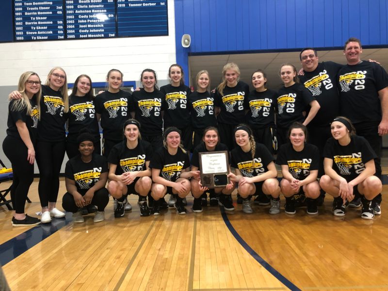 2020 Girls Basketball HON Conference Champs