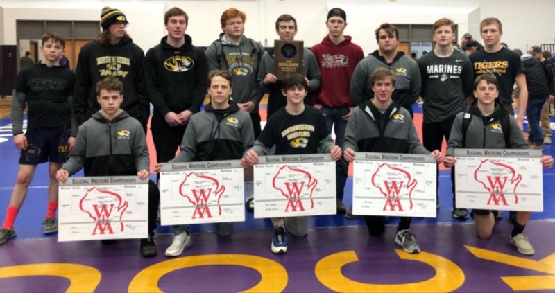 2020 Wrestling Regional Champions!